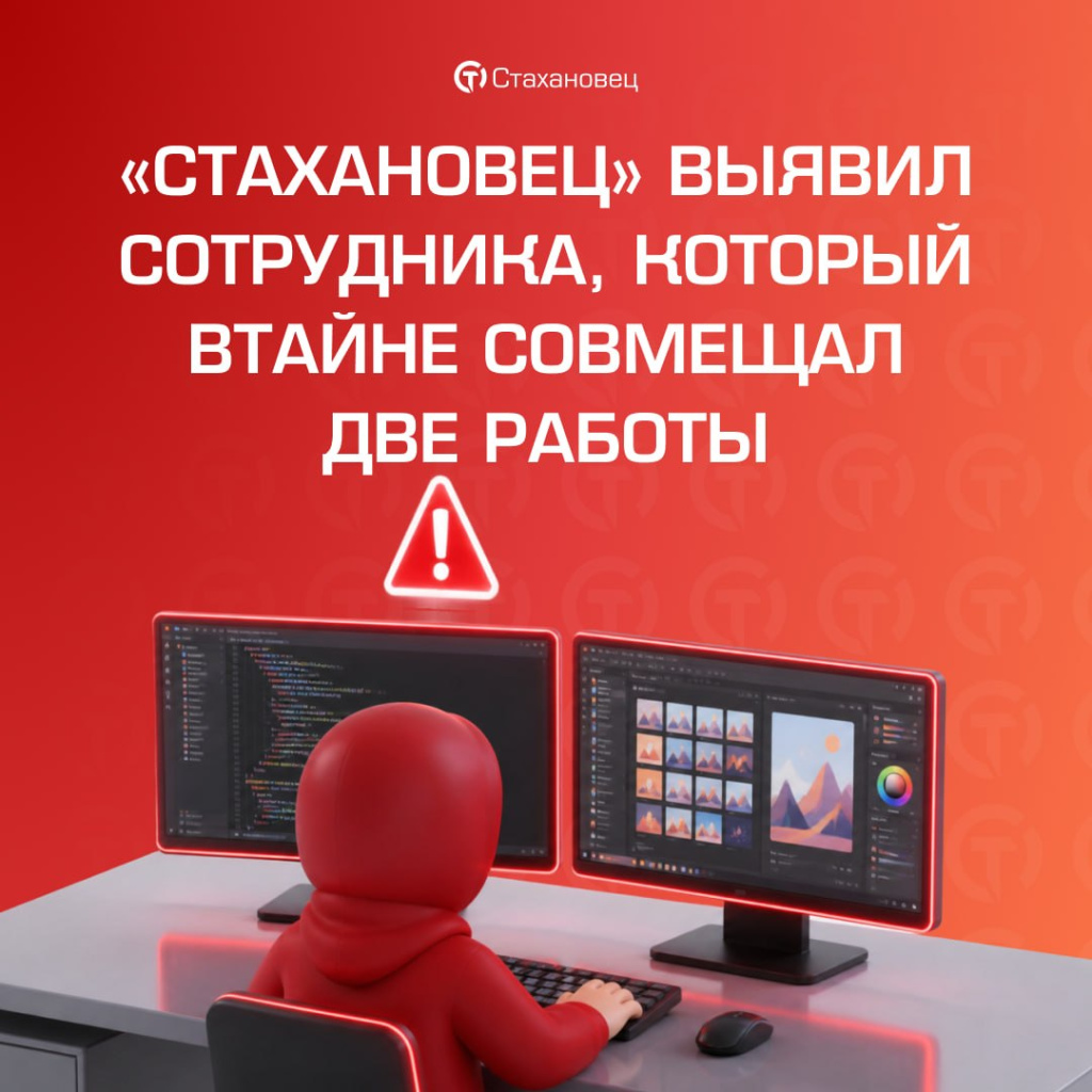 «Стахановец» помог выявить сотрудника, который втайне совмещал две работы