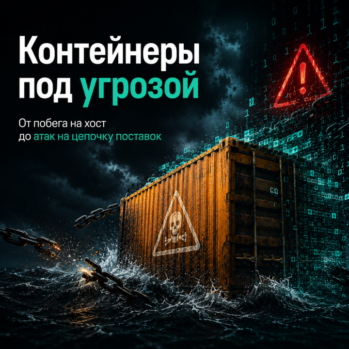 Контейнеры под угрозой: от побега на хост до атак на цепочку поставок