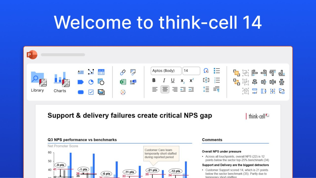 Вышла новая версия think-cell 14- ещё больше возможностей для PowerPoint и Excel