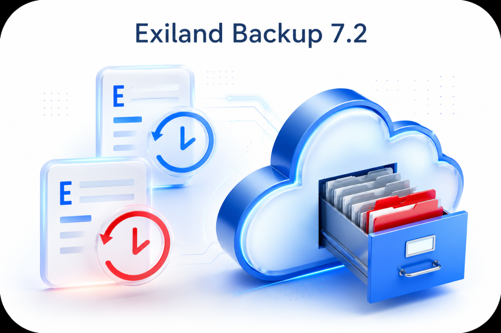 Exiland Backup 7.2 — обновление системы резервного копирования данных